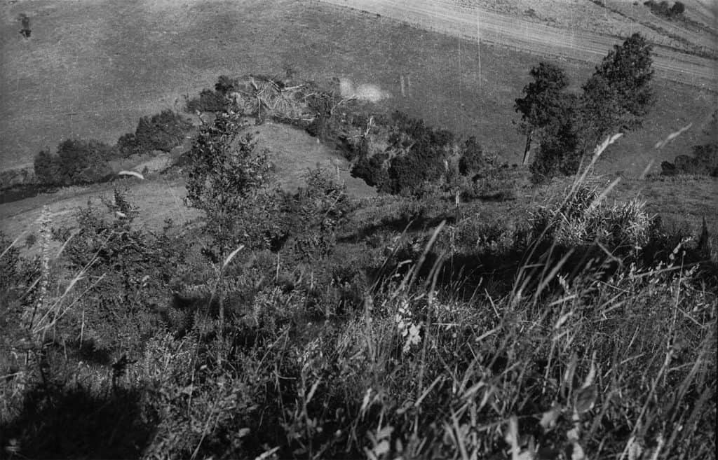 Fotografía de una pampa vista desde el cerro